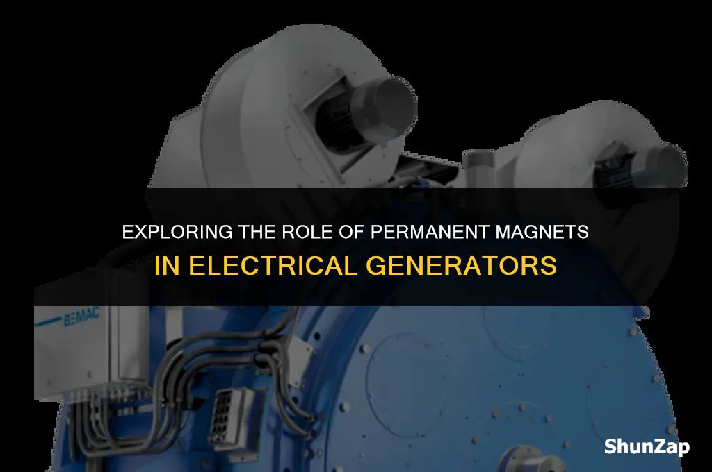how permaent magnet used in electrical generator