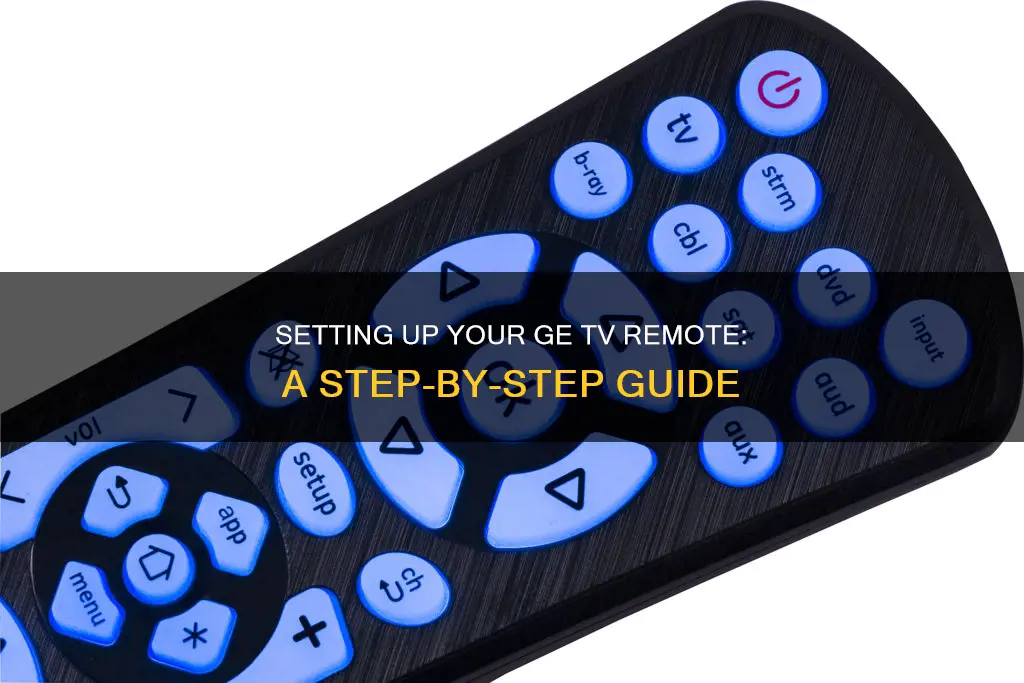 how program general electric remote for tv