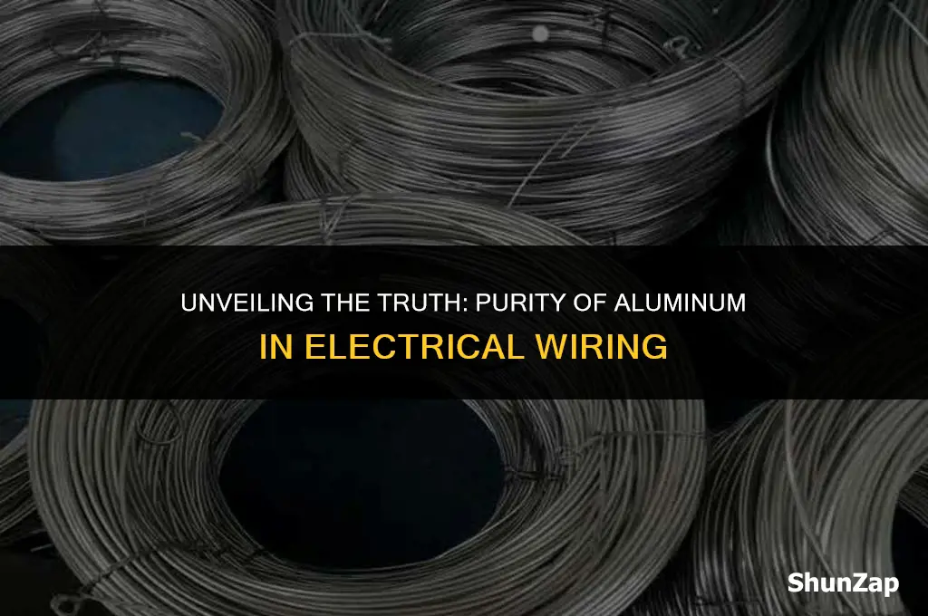 how pure is the aluminum used in electrical wire