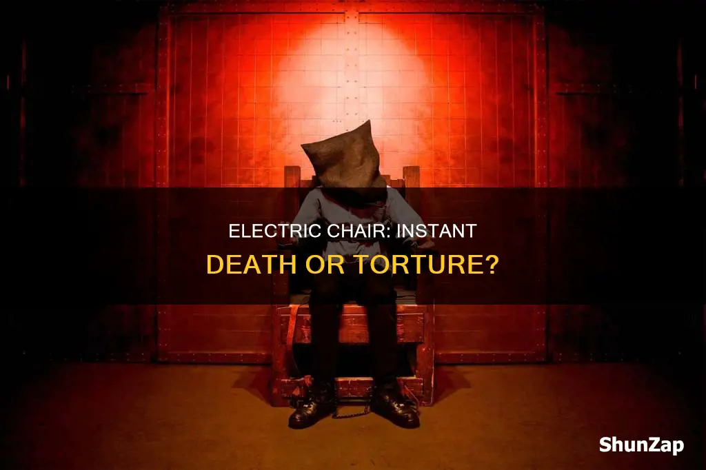 how quick is death bu electric chair