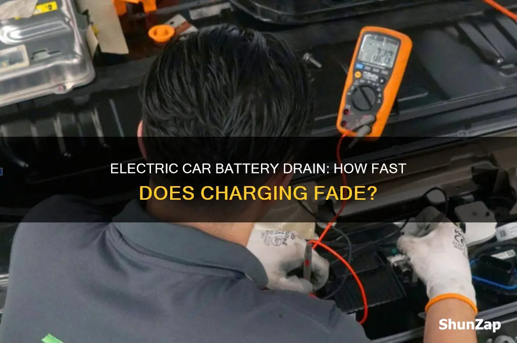 how quickly do electric cars lose charge