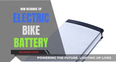 Recharging the Zip Electric Bike Battery: A Step-by-Step Guide