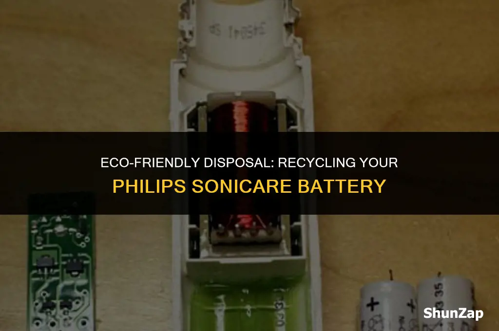 how recycle phillips sonicare electric toothbrush used battery