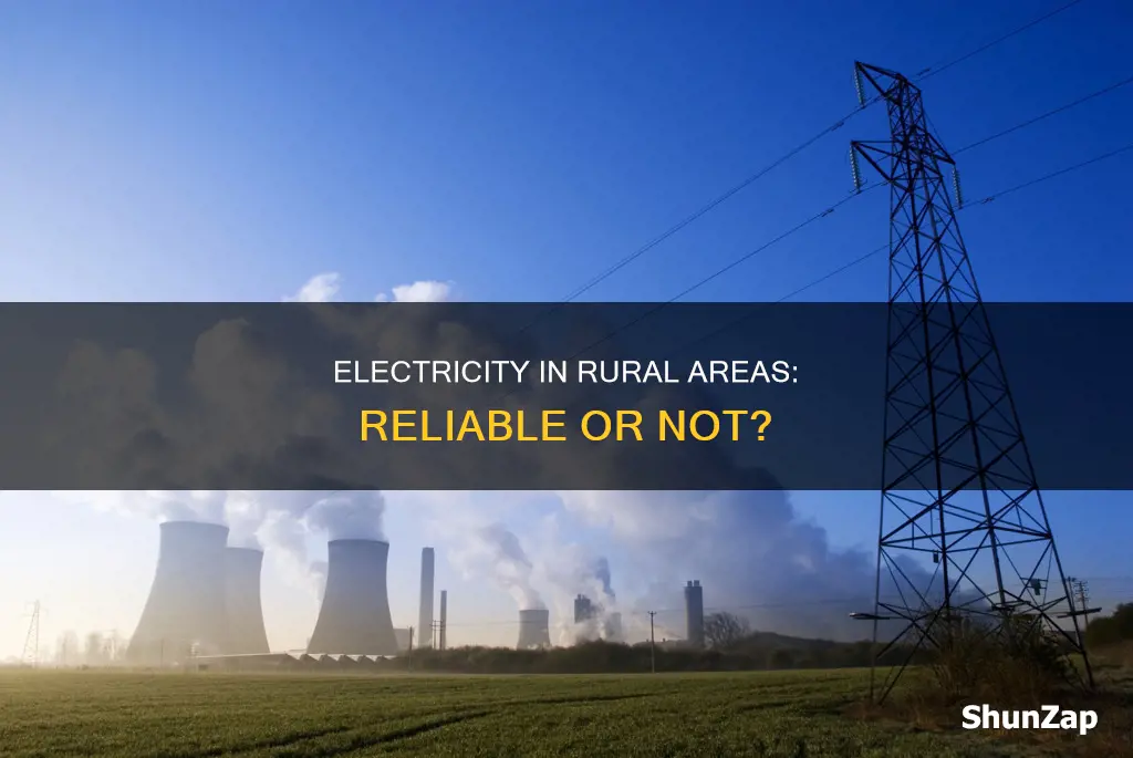 how reliable is electricity in rural areas