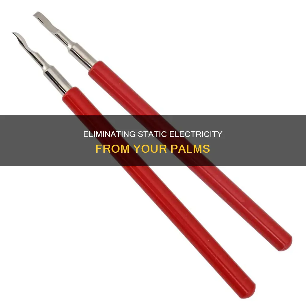 how remove electrical from palms of hands