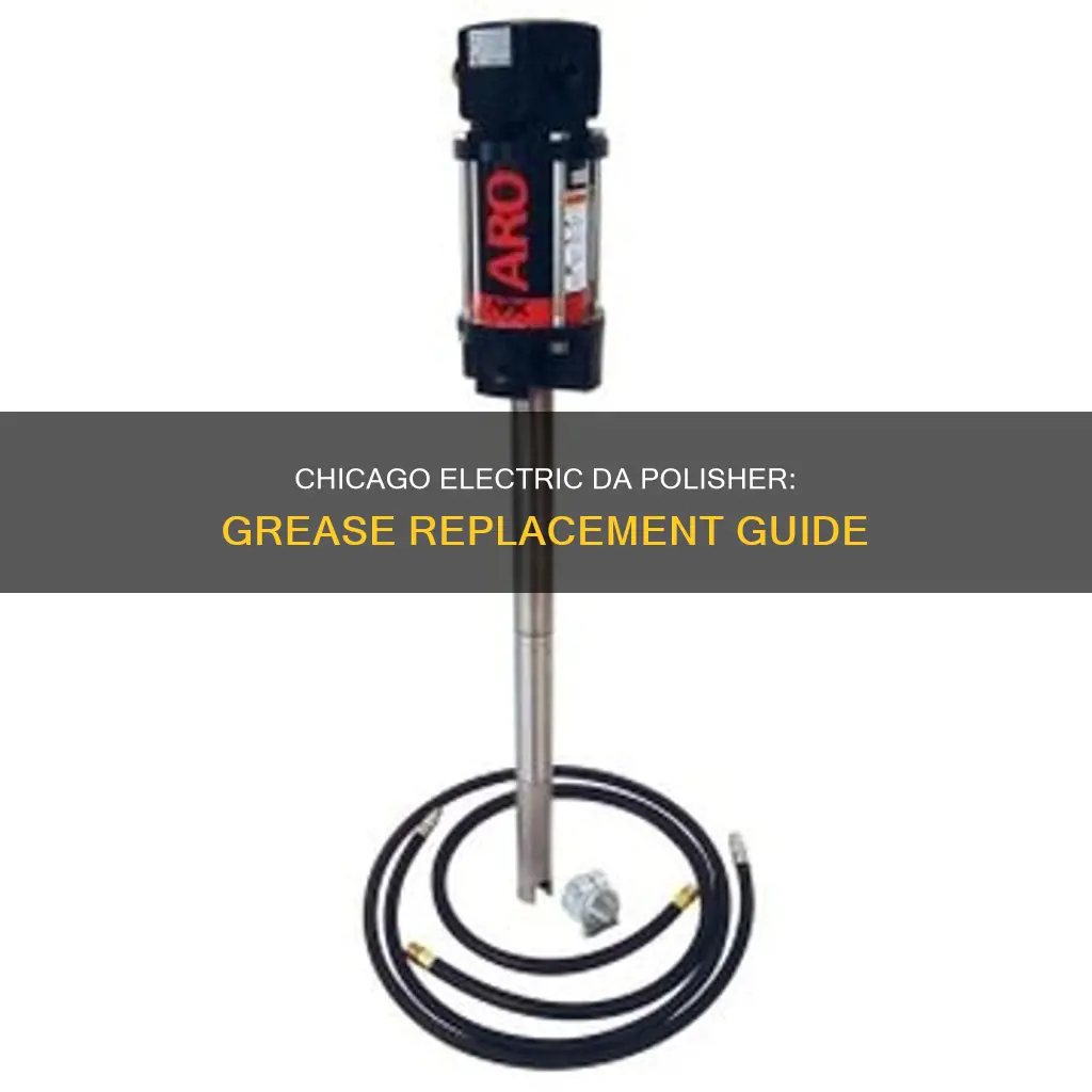 how replace grease chicago electric da polisher