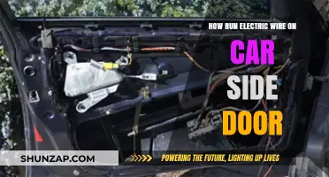 Easy Guide to Running Electric Wire on Car Side Doors
