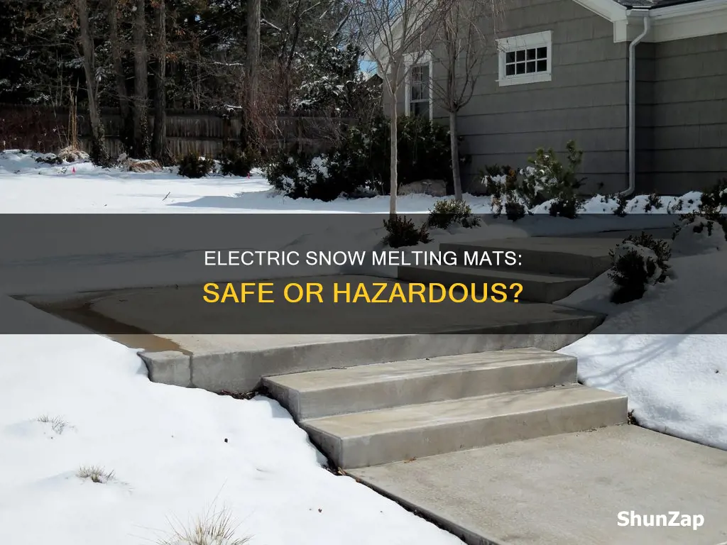 how safe are electric snow melting mats