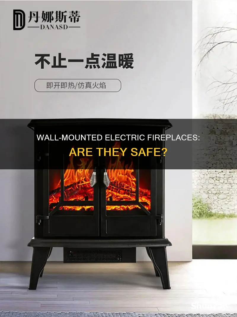 how safe are wall mounted electric fireplaces