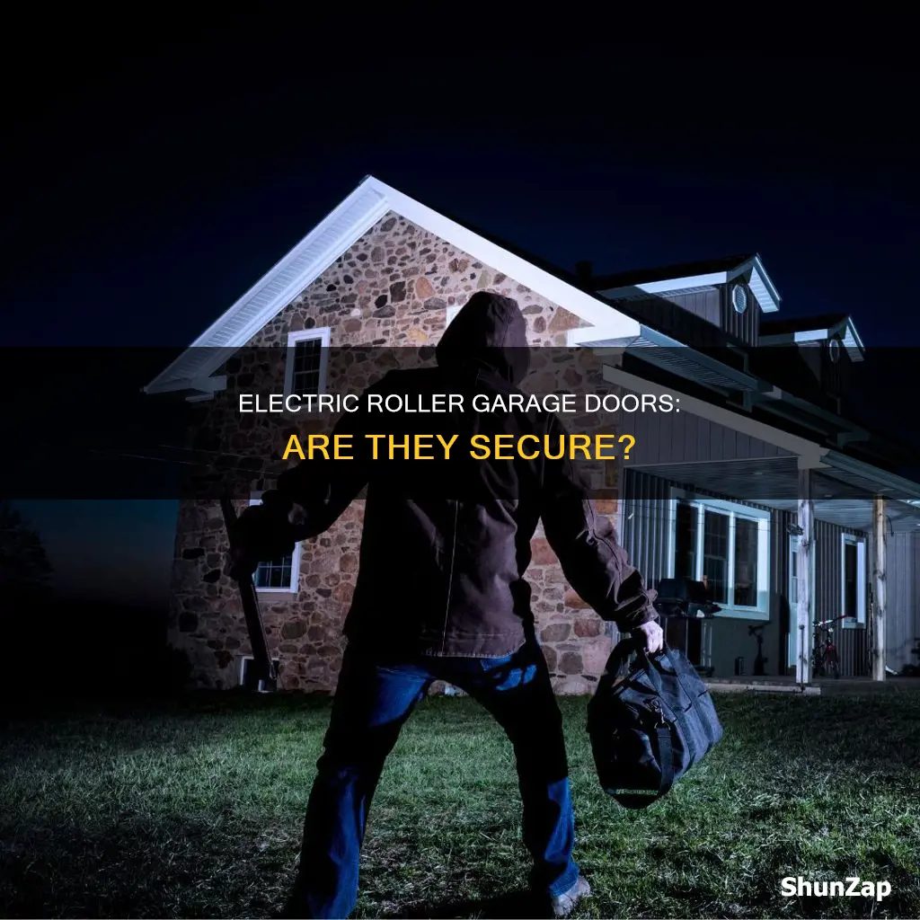 how secure are electric roller garage doors
