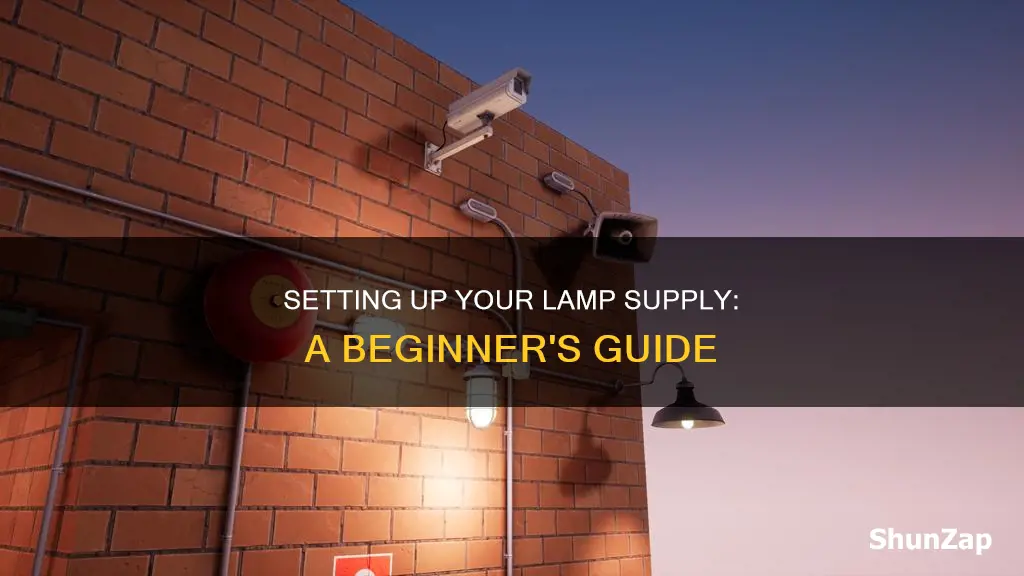how setup lamp supply in electrical age