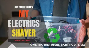 The Right Way to Dispose of Electric Shavers