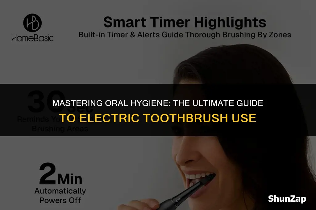 how should you use an electric toothbrush
