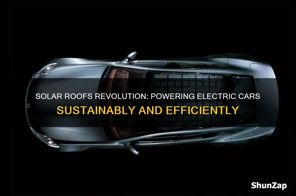 how solar roofs are being used to power electric cars