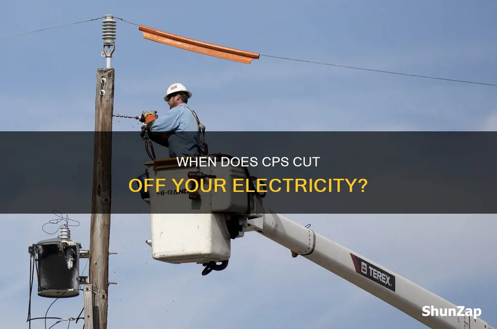 how soon does cps cut off electricity