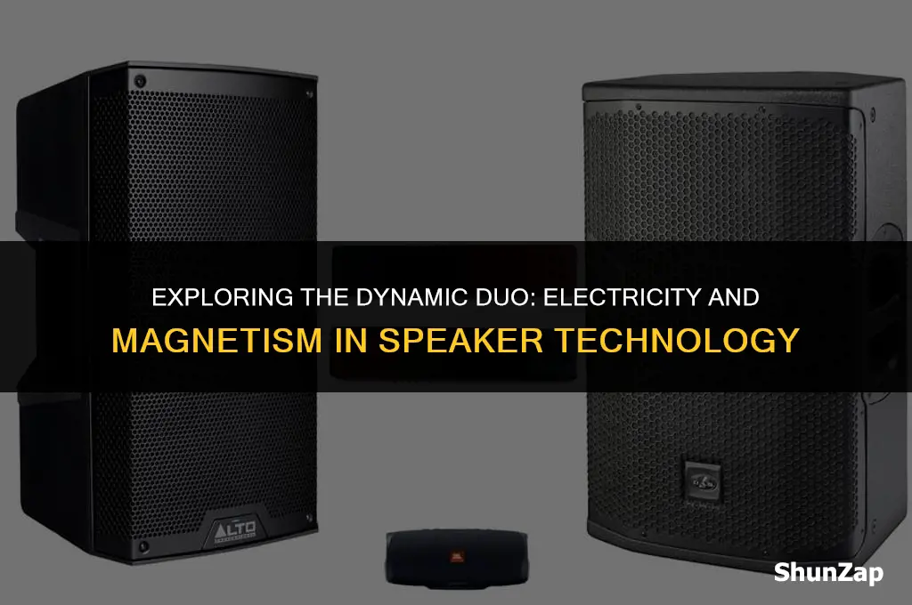 how speakers use electricity and magnetism