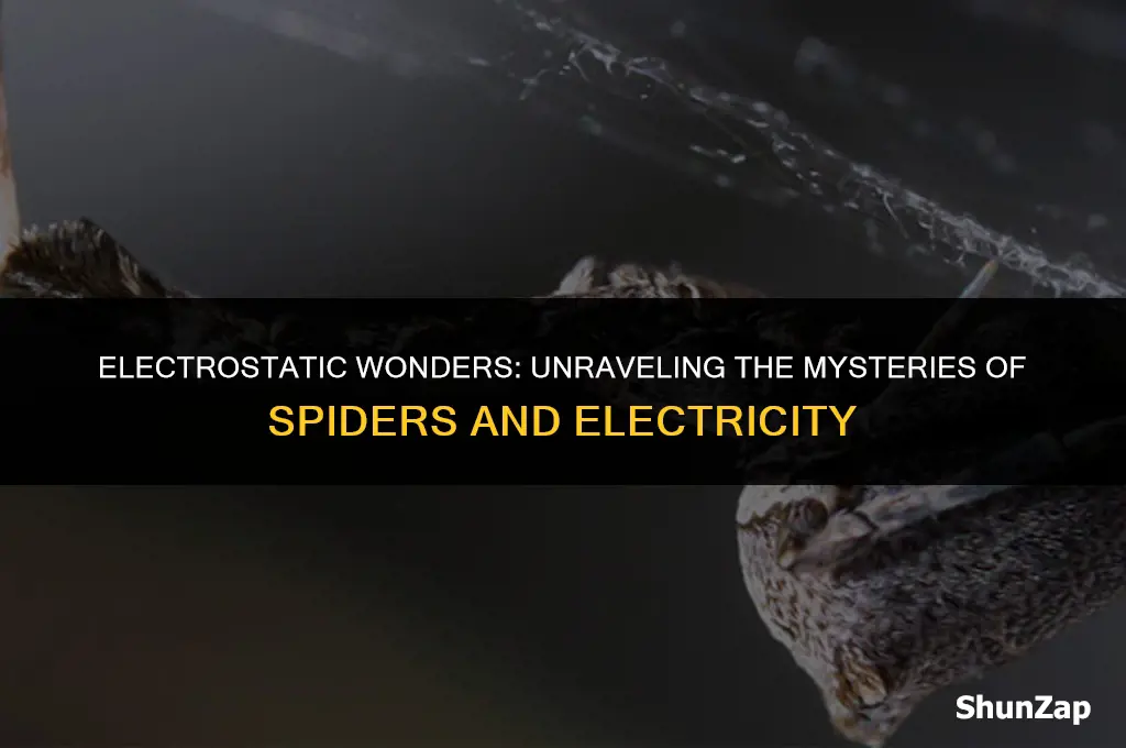 how spiders use electricity