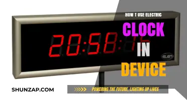 Mastering Time: A Guide to Using Electric Clocks in Devices
