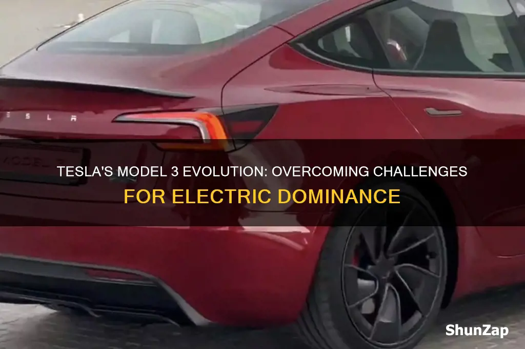 how tesla resovled problems with the model 3 electric car