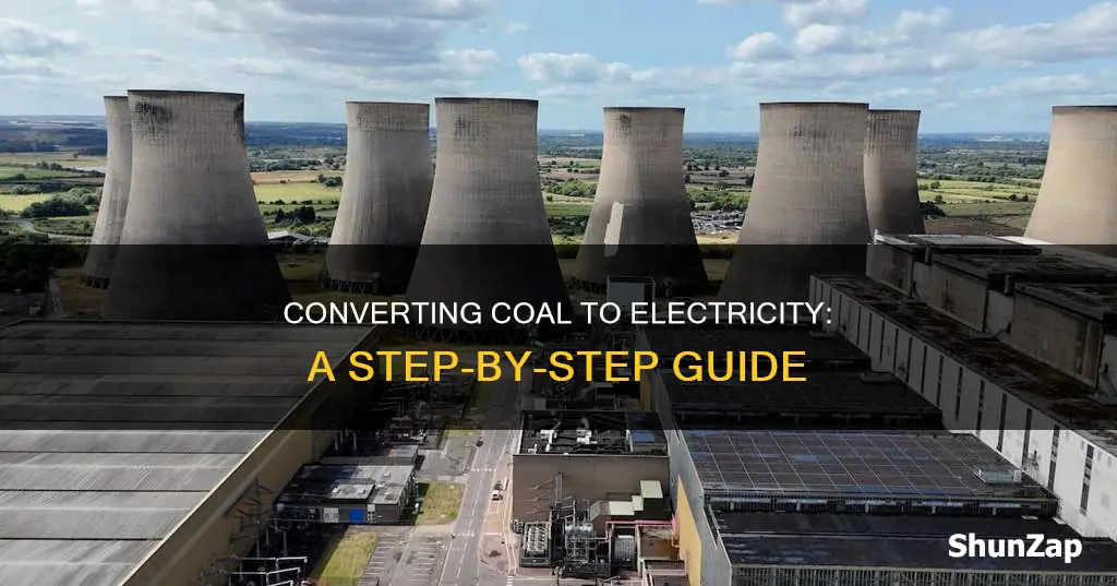 how the coal iis converted in electricity