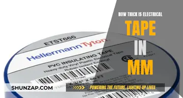 Electrical Tape Thickness: How Thick in Millimeters?