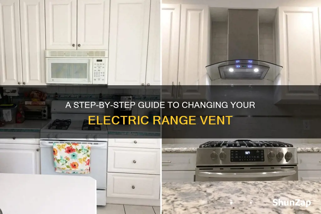 how ti change vent in electric range