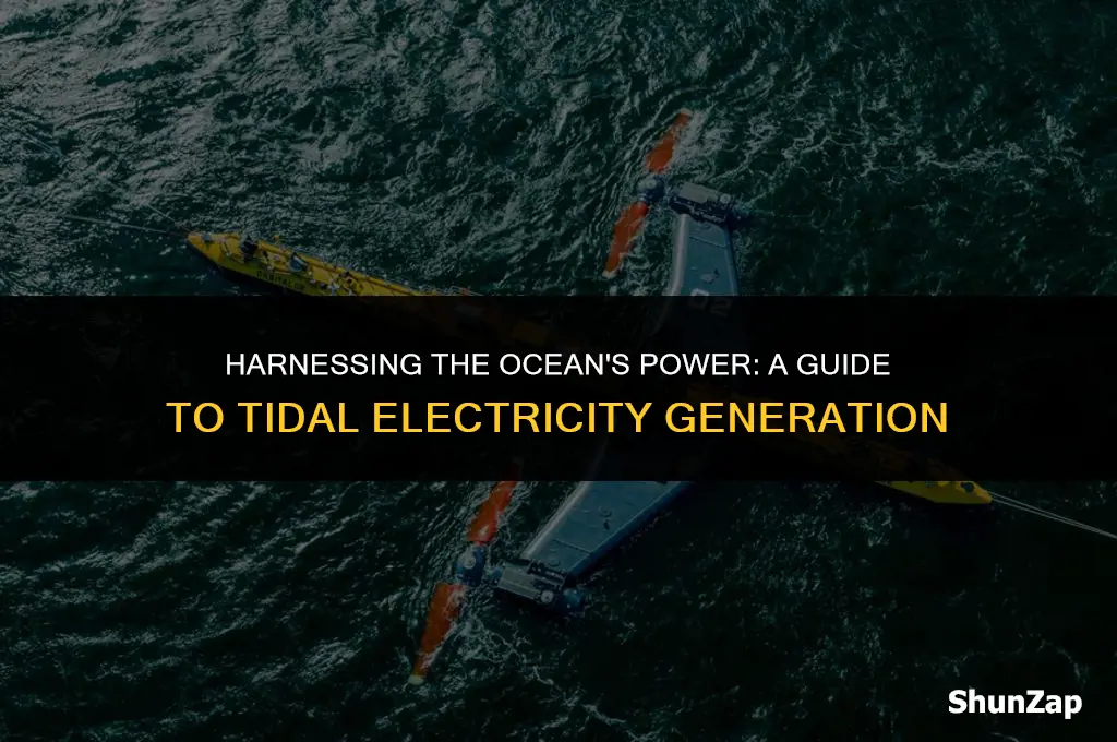 how tides are used to generate electricity