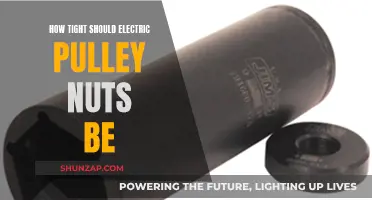 Tightening Electric Pulley Nuts: How Much is Too Much?