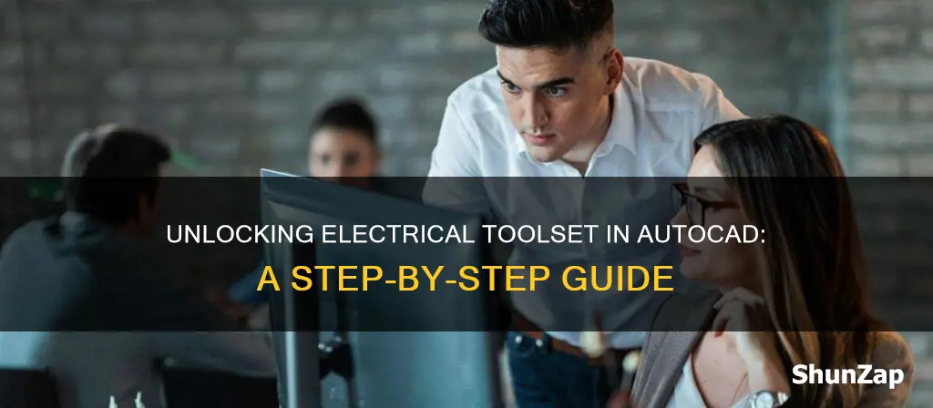 how to access electrical toolset in autocad