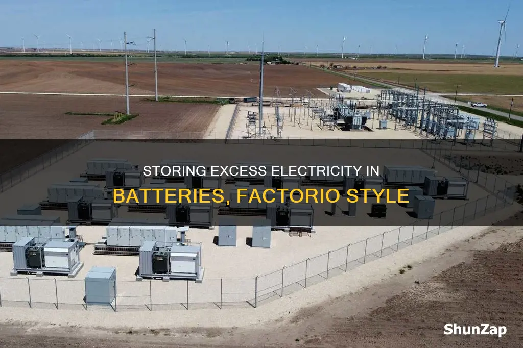 how to accumulate electricity in battery factorio