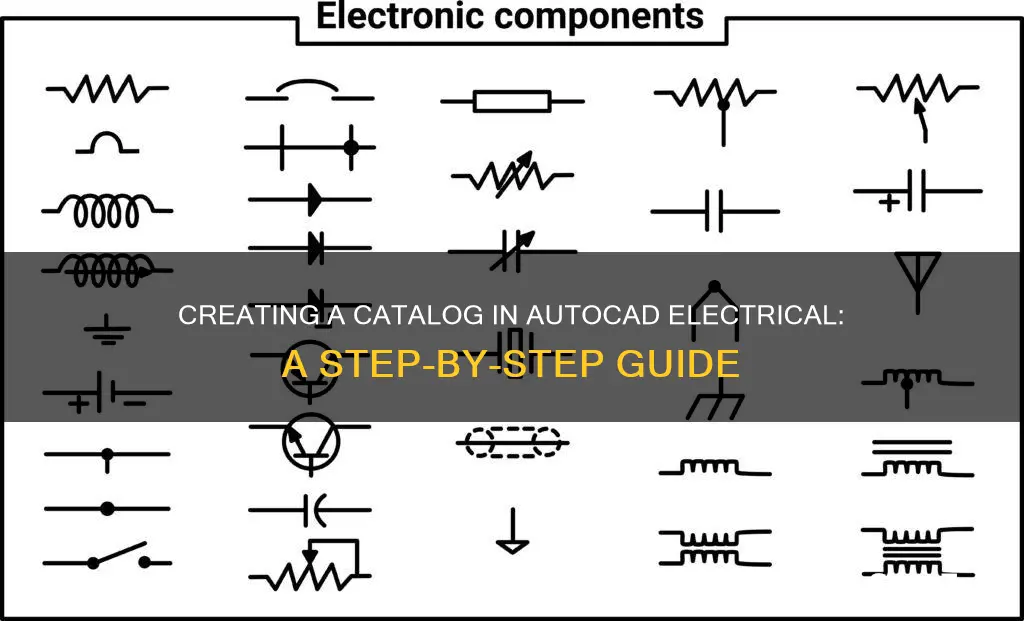 how to add catalog to autocad electrical