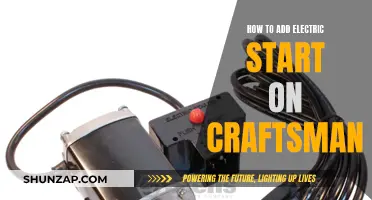 Craftsman Mower Upgrade: Adding Electric Start