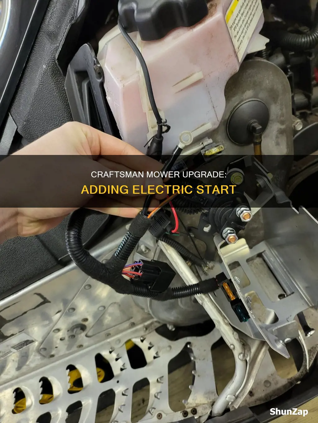 how to add electric start on craftsman