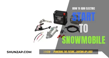 A Smooth Snowmobile Start: Adding Electric Ignition