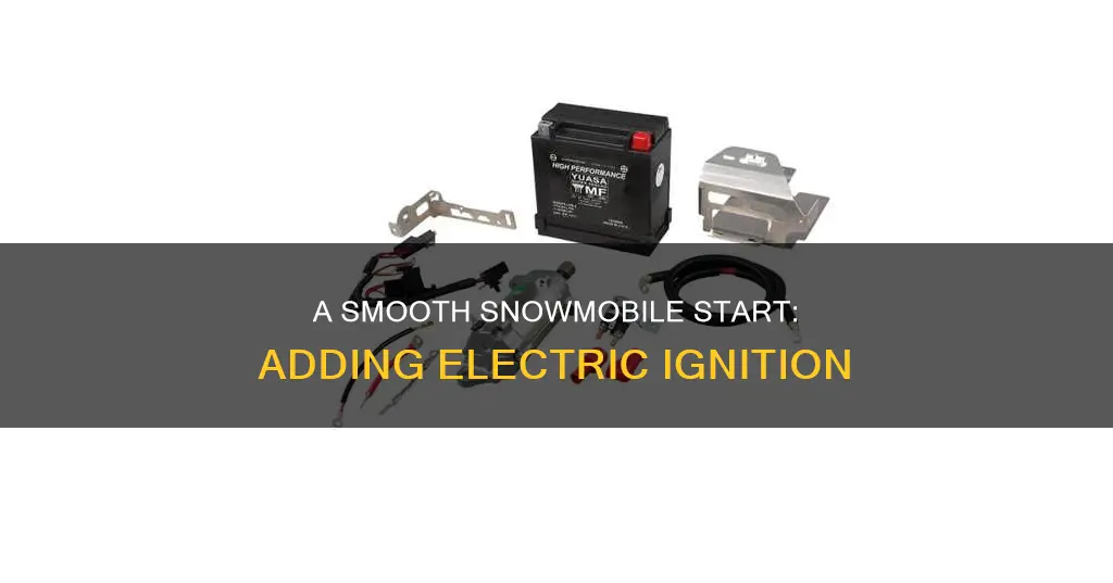 how to add electric start to snowmobile