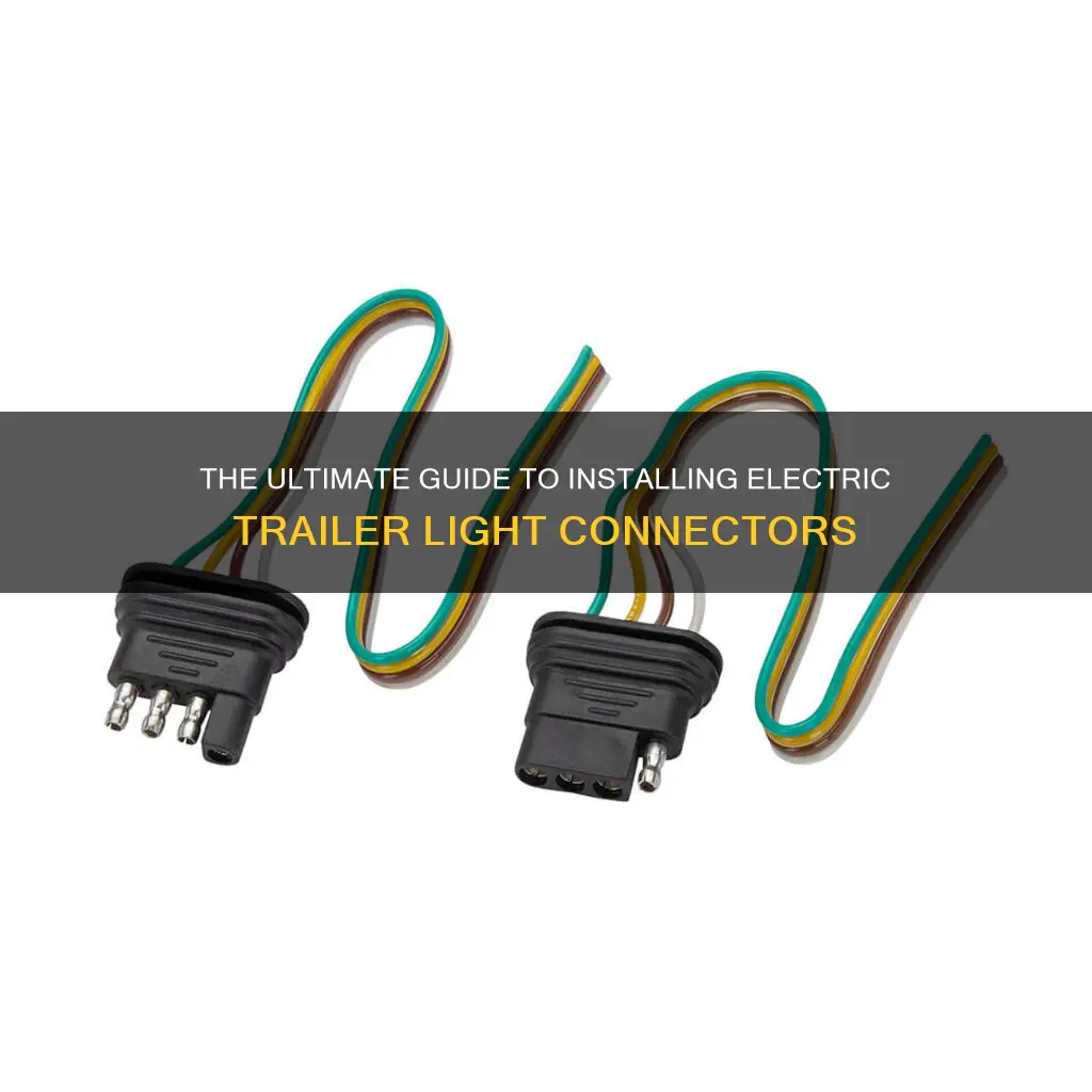 how to add electric trailer light connector