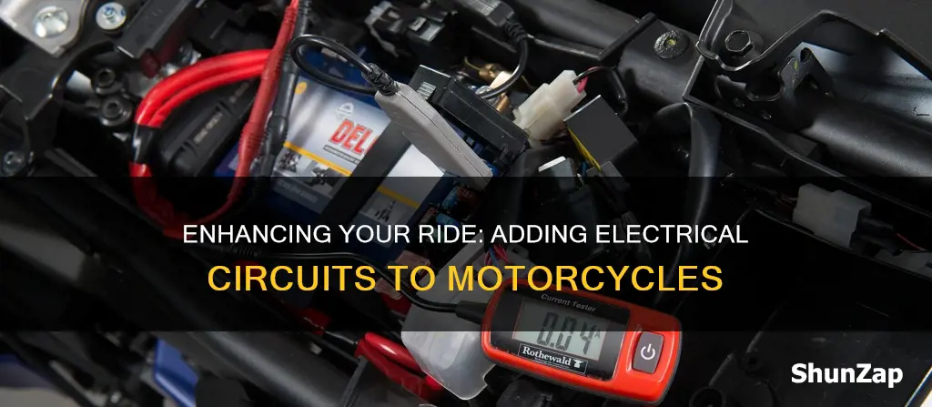 how to add electrical circuits to motorcycles