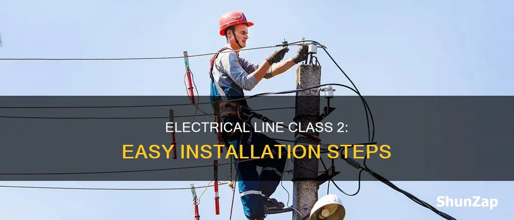 how to add electrical line class 2