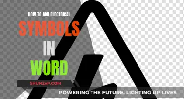Electrical Symbols in Word: Easy Insertion