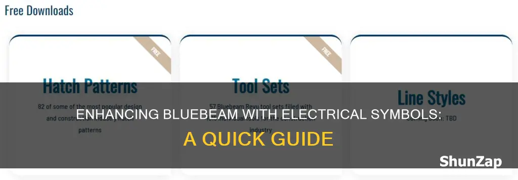 how to add electrical symbols to bluebeam