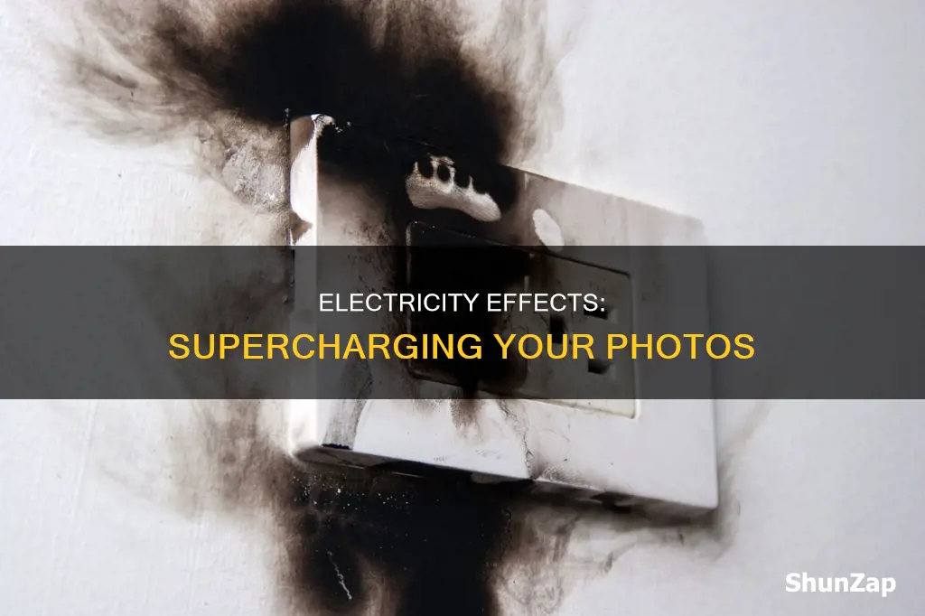 how to add electricity effects to picture
