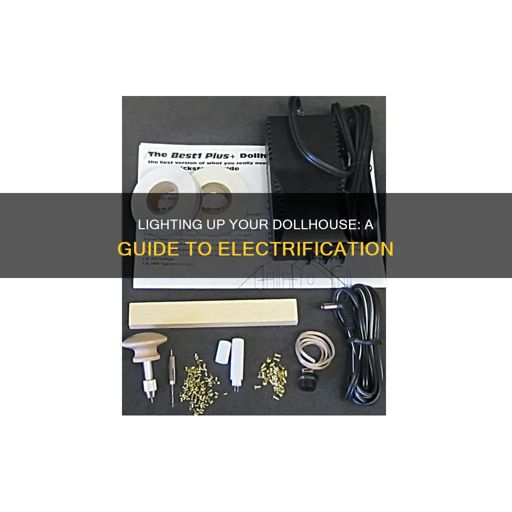 how to add electricity to a dollhouse