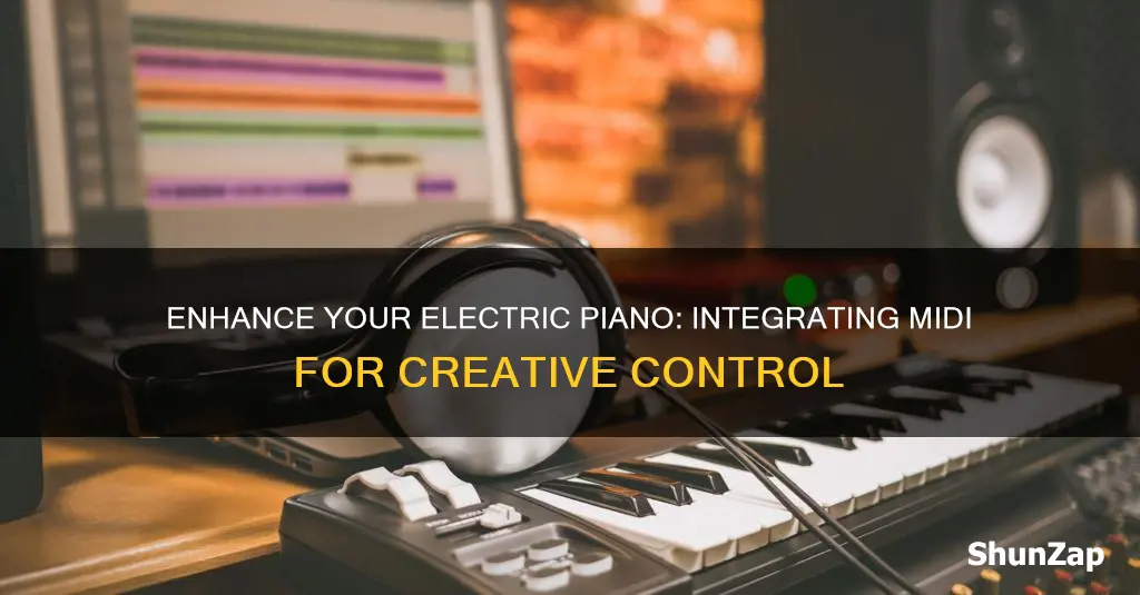 how to add midi to electric piano
