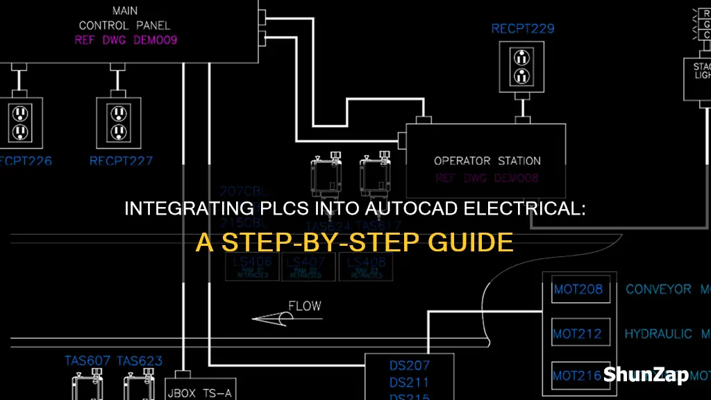 how to add plc to autocad electrical