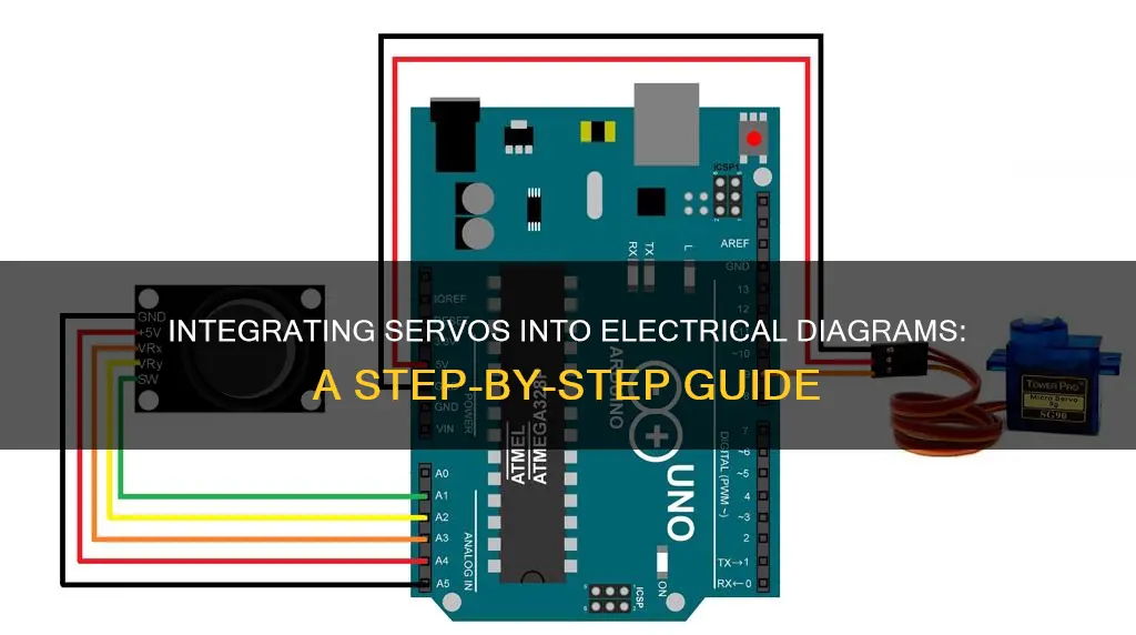 how to add servo to electrical diagram