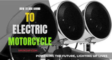 Enhancing Electric Motorcycles: Adding Sound Effects