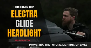 Adjusting Your 2007 Electra Glide Headlight: A Simple Guide