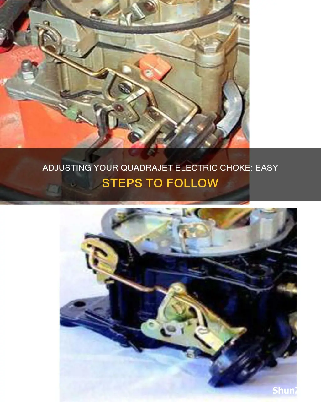 how to adjust a quadrajet electric choke