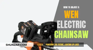 Adjusting Your WEN Electric Chainsaw: A Step-by-Step Guide