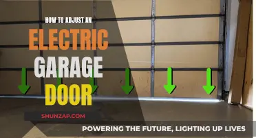 Adjusting Your Electric Garage Door: A Step-by-Step Guide